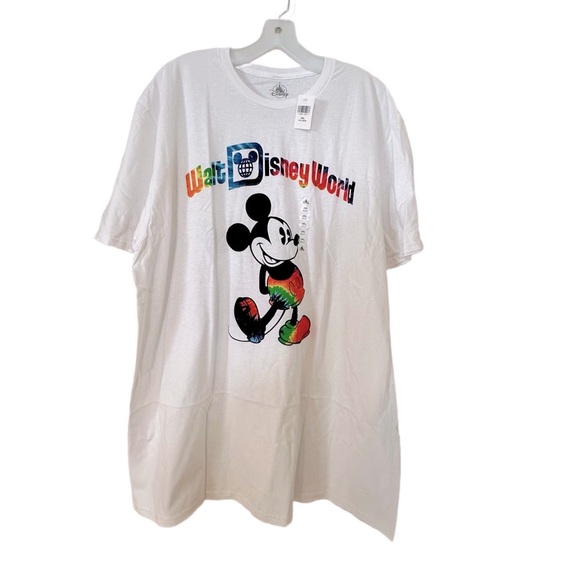 Men’s Classic Disney Logo Mickey Mouse Graphic Tee - Size 2XL - NWT - Picture 1 of 5